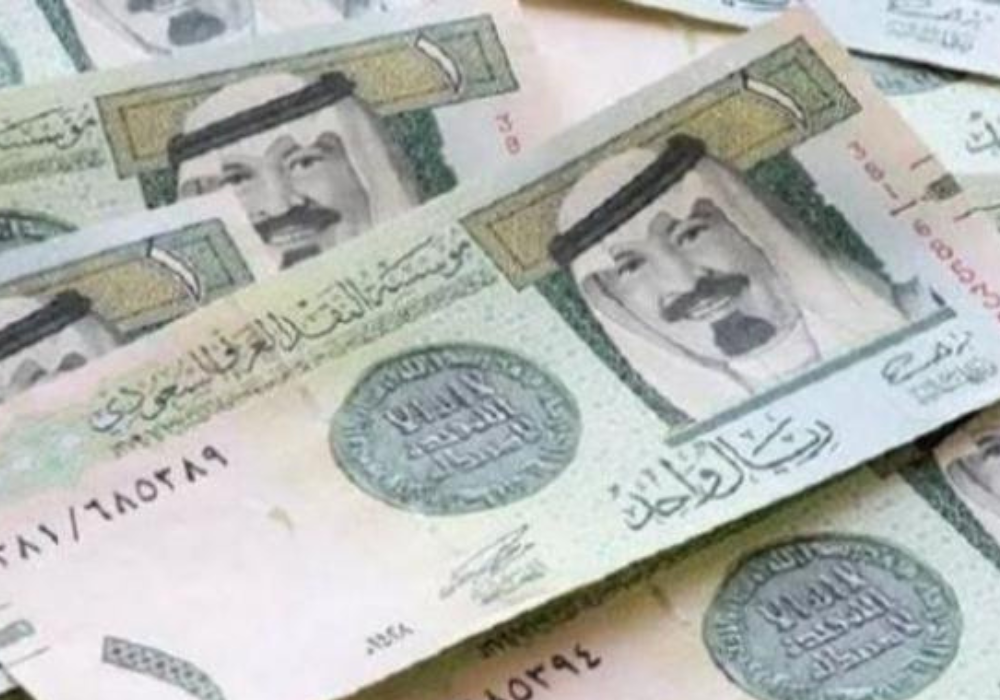 The price of the riyal against the pound